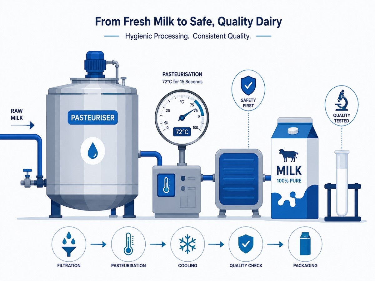 Dairy processing plant system