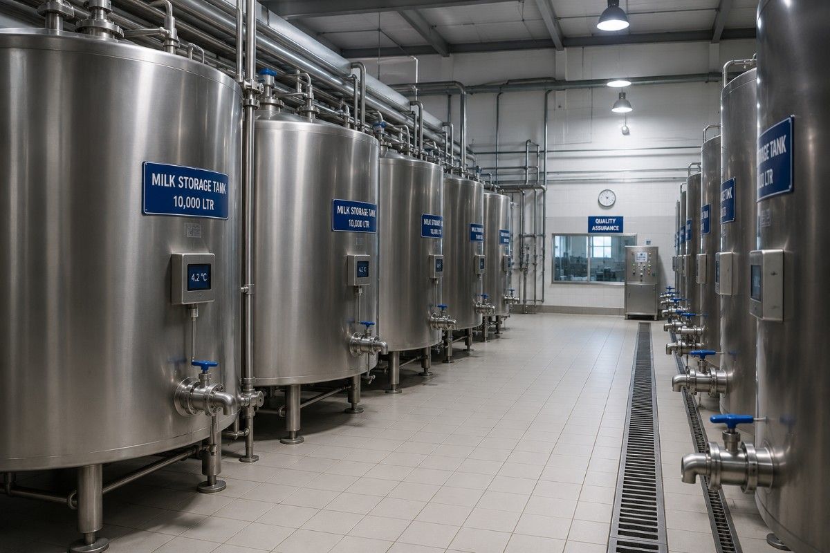 Dairy collection centre using SITS software