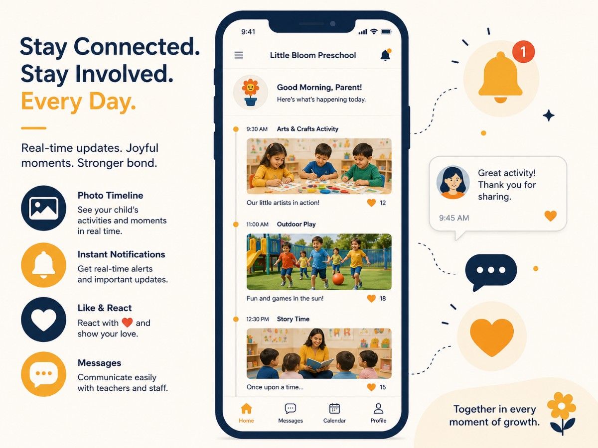 Parent communication app project