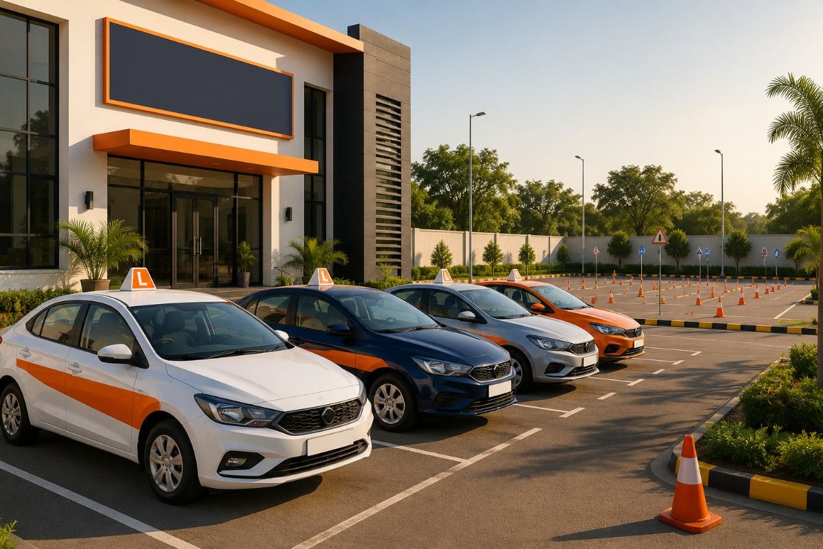Driving school owner using SITS software