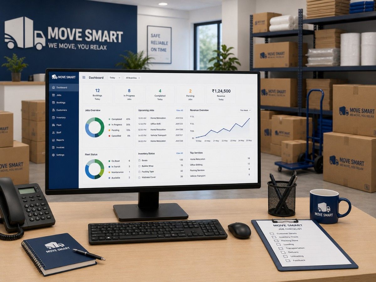 Packers movers company using SITS software