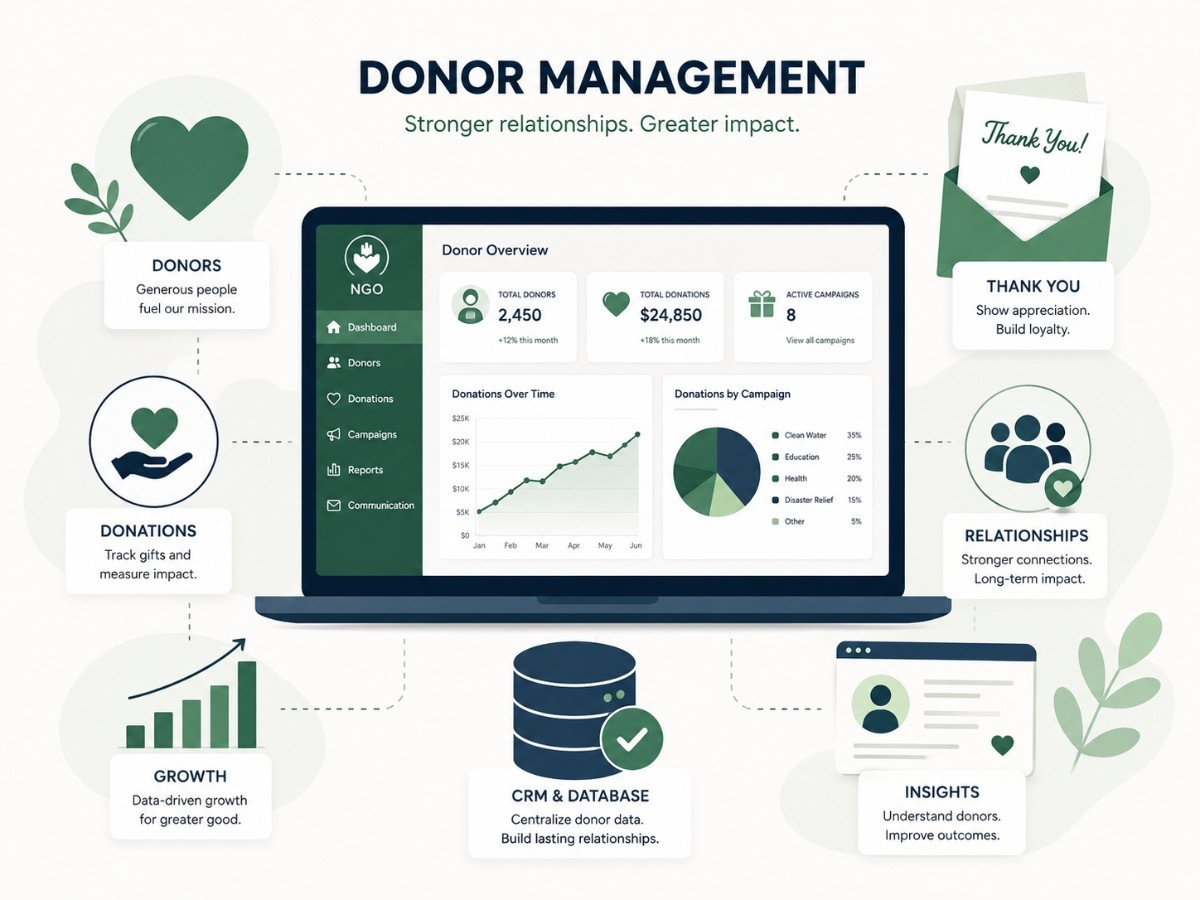 NGO donor management project
