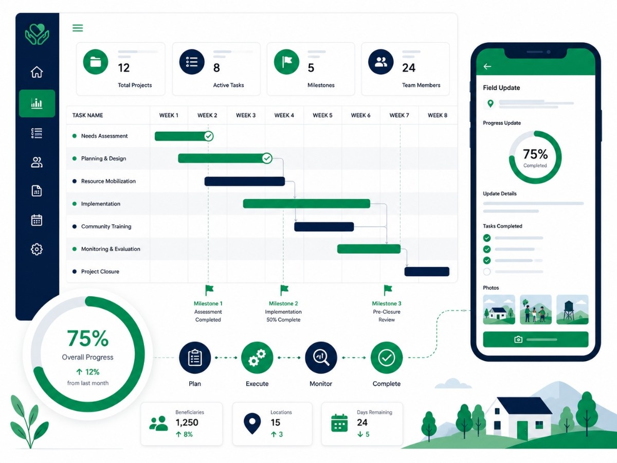 NGO project tracking