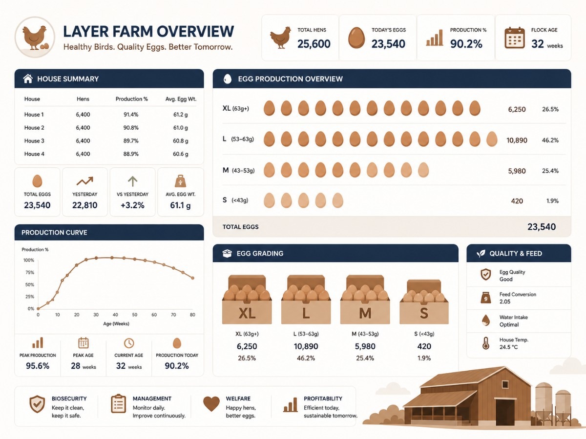 Layer farm management project