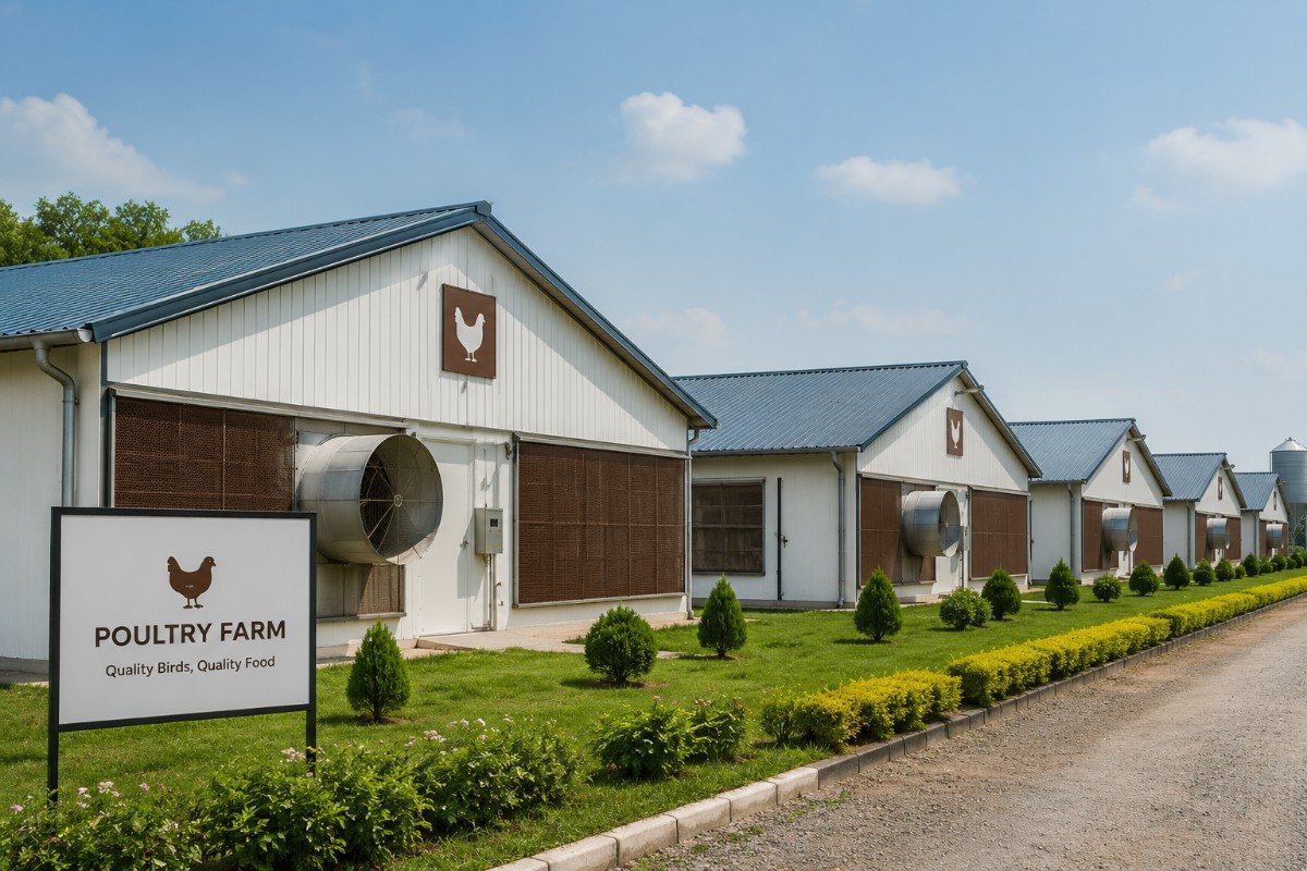 Well-managed poultry farm using SITS software