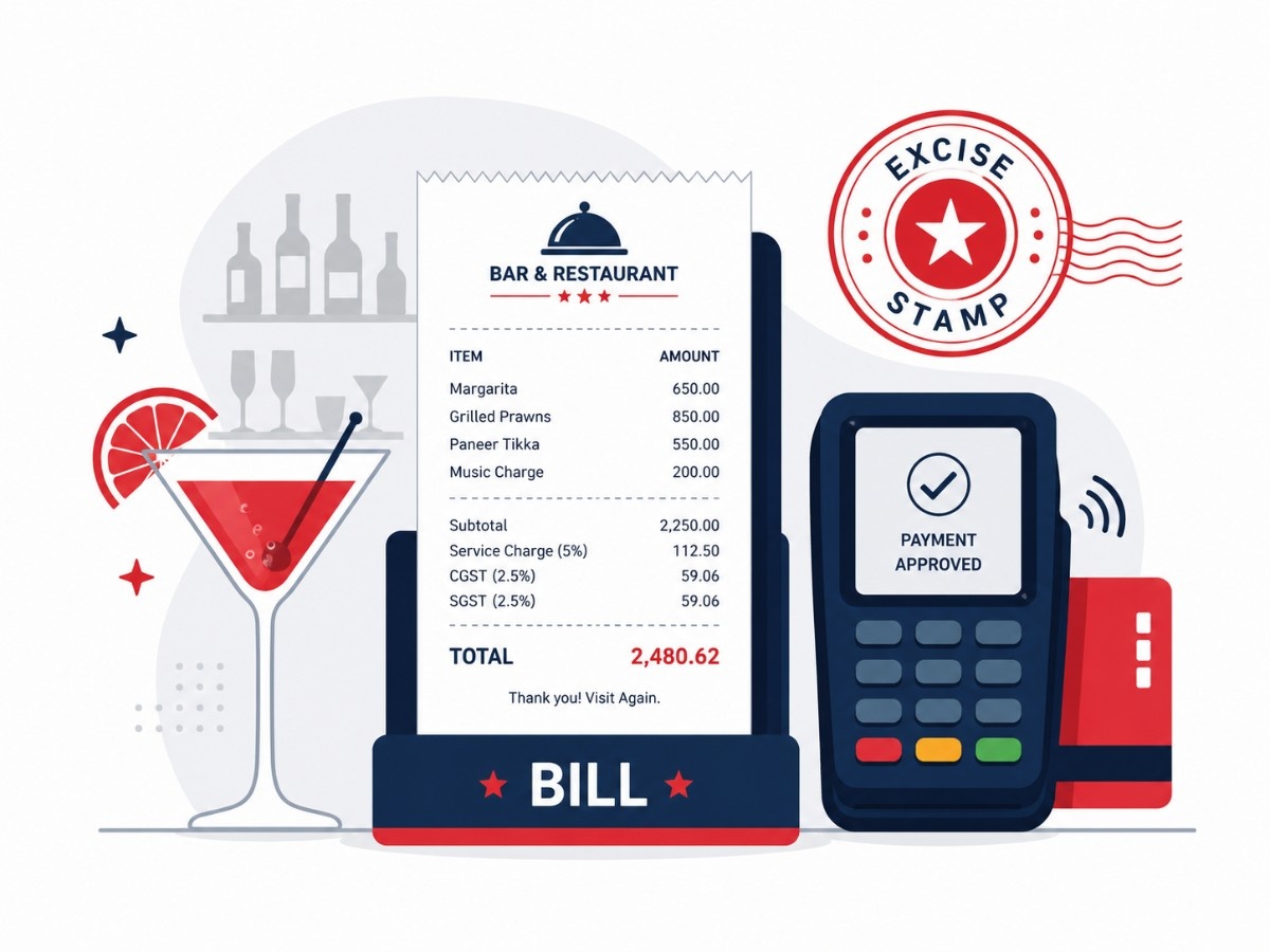 Bar and restaurant billing project