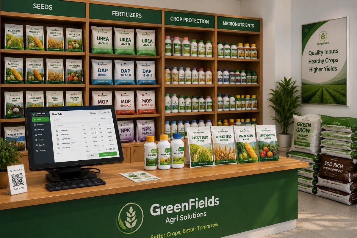 Fertilizer shop using SITS software