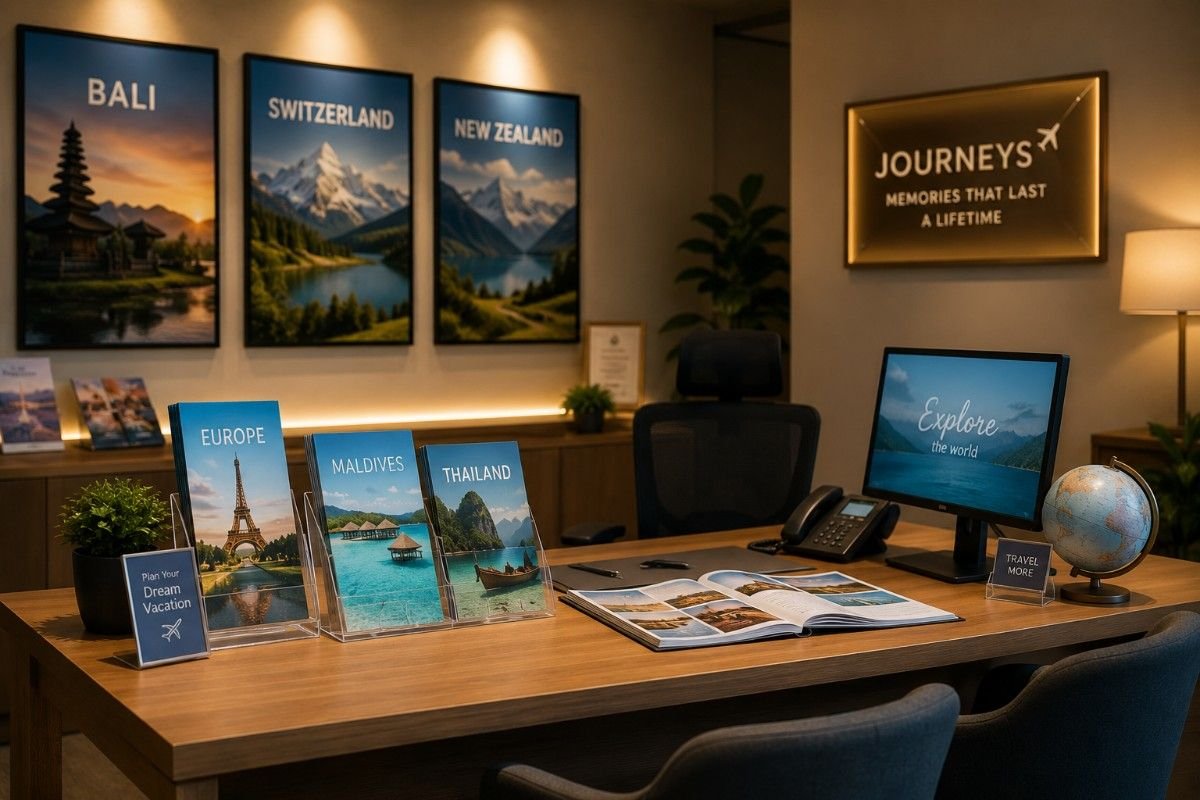 Travel agency office using SITS software