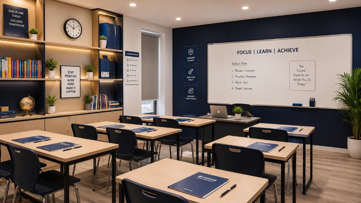 Tuition center management software dashboard