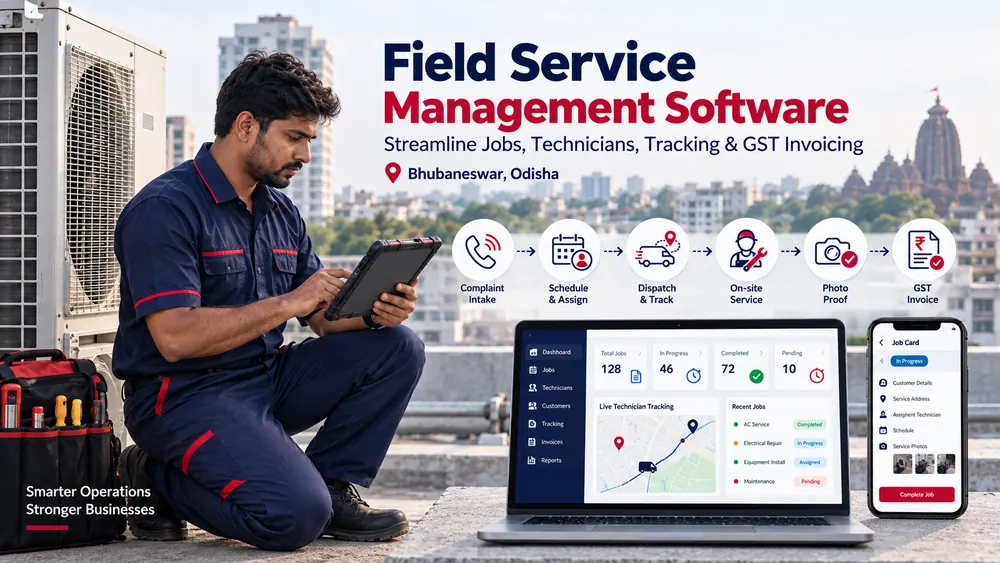 Field Service Management Software Development in Bhubaneswar Field Service Management Software Development in Bhubaneswar